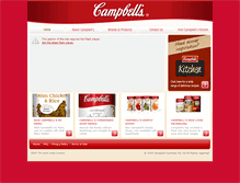 Tablet Screenshot of campbellsoup.com.au